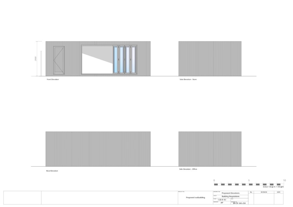 Building Regulations Drawings Outbuilding