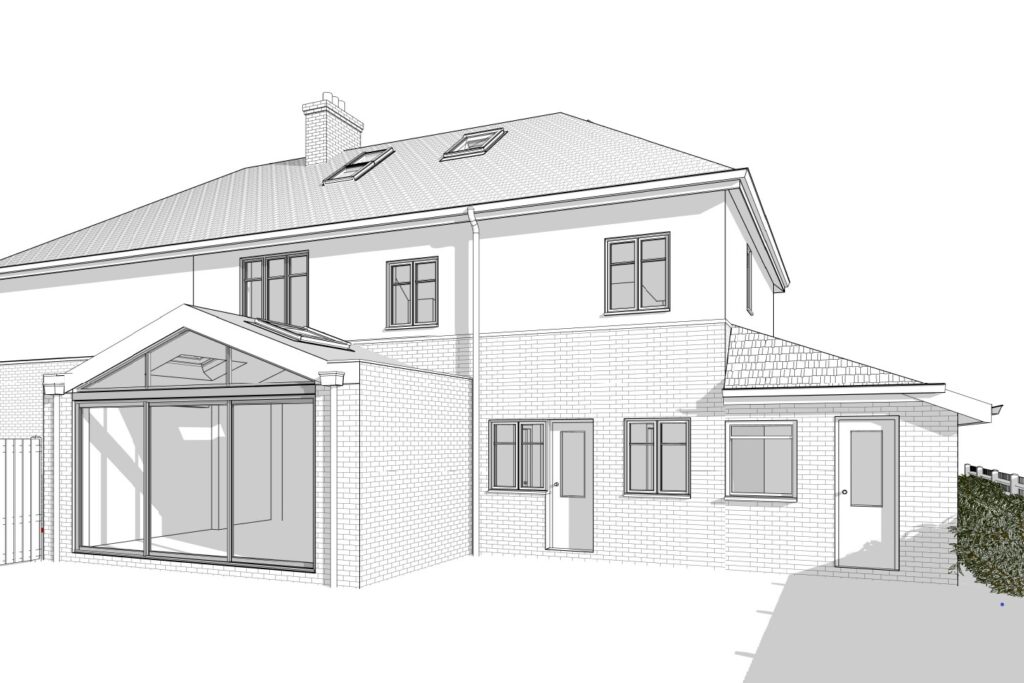 Planning drawings - Rear Extension