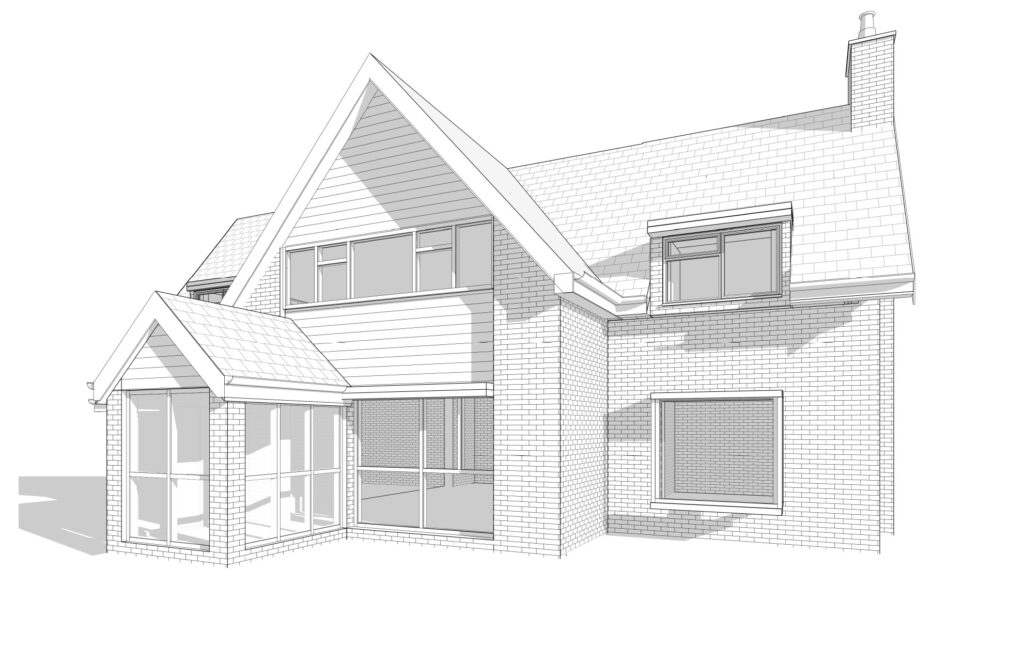 Architectural drawings - Rear Extension