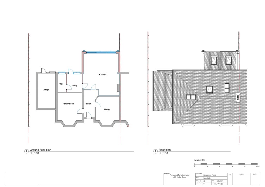 Planning Drawings Rear Extension Plans 02