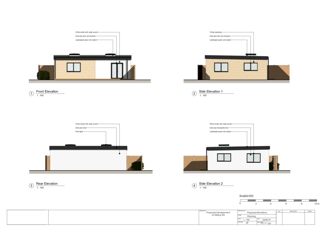 Planning Drawings Outbuilding Elevations