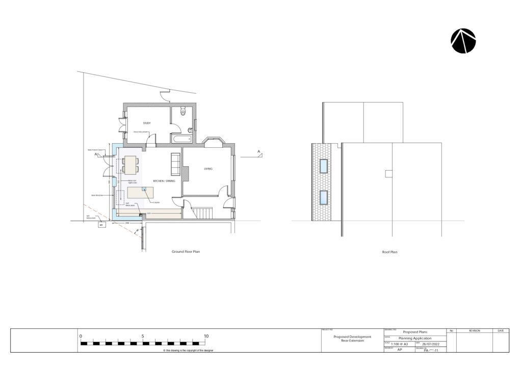 Planning Drawings Rear Extension Plans 02